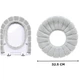 Мягкий универсальный, теплый чехол Toilet seat cover для унитаза - изображение 4