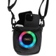 Колонка Bluetooth Hoco HC41 BT speaker Портативна Бездротова Сумка-акустика IPX4 BT5.4, USB/TF/FM, 10Wx2, 3h, 1.5L RGB-підсвічування Чорний - зображення 4