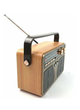 Радіоприймач Kemai Retro MD-507BT з пультом, FM радіо, USB, microSD, AUX, аккумулятор 18650, ретро дизайн під дерево - зображення 6