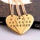 Кулон дружбы для троих подруг Best Friends Forever. Тройные подвески на подарок. Подарки для троих - изображение 1