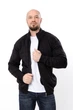 Чоловіча кофта на блискавці з високим коміром-стійкою Носи своє XXL Антрацит (p-19323-228921) - изображение 4