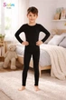 Термо костюм для мальчиков Thermal начес кальсоны лонгслив Sevim Kids размер 5-6 лет 116 см арт 7078-7075 Черный - изображение 1