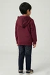 Худі дитяче темно-бордового кольору з капюшоном Fashion зріст, см 122 (189627) - зображення 3