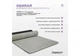 Килимок для йоги та фітнесу EasyFit Polarity stone з ремнем (EF-A19241s-GYBK) - зображення 5