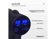 Перкуссионный массажер для спины Easyfit Vibe 6 насадок, 30 режимов (EF-2072) - изображение 2