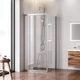 Душове огородження Square Pivot AM.PM Gem 90×90 см, без піддону, хром профіль W90UG-404-9090-MT - зображення 1