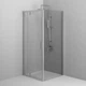 Душове огородження Square Pivot AM.PM Gem 90×90 см, без піддону, хром профіль W90UG-404-9090-MT - зображення 6