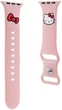 Pasek Hello Kitty Silicone Kitty Head do Apple Watch Series 1/2/3/4/5/6/7/8/SE/SE2/Ultra/Ultra 2 42-49 mm Pink (3666339212025) - obraz 1
