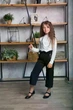 Брюки кюлоты для девочки Culottes, SmileTime черные рост 128 см (SF11-02-2) - изображение 4