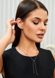 Цепочка галстук Fashion Jewerly колье на шею серебристый цвет бижутерия (SVS) - изображение 3