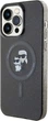 Панель Karl Lagerfeld Karl&Choupette Glitter MagSafe для Apple iPhone 15 Pro Max Black (KLHMP15XHGKCNOK) - зображення 3