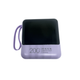 УМБ Павербанк 20000 mAh з LCD дисплеєм + LED ліхтар Power Bank HY-C40 зі швидкою зарядкою фіолетовий + Вбудований кабель-адаптер 4 в 1 - изображение 2