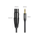 Кабель мультимедійний 3.5mm M to XLR F 1.0m AV182 black Ugreen (20763) - изображение 11