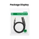 Кабель мультимедійний 3.5mm M to XLR F 1.0m AV182 black Ugreen (20763) - изображение 12