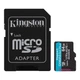 Карта пам'яті microSDXC (UHS-1 U3) Kingston Canvas Go! Plus 64Gb class 10 A2 V30 (R200MB/s) (adapter SD) - изображение 1