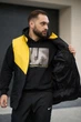 Чоловічий жилет Clip вільного крою без капюшона захист від вітру та вологи жовто-чорний/S - зображення 3