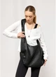 Женская большая сумка Хобо из экокожи со съемным кошельком SAMBAG Черный (5176035854) - изображение 2
