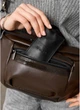 Женская большая сумка бананка из натуральной кожи SAMBAG Коричневый (5174038721) - изображение 9