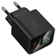 Сетевое зарядное устройство Hoco CS83A Excellent with digital display PD20W+QC3.0 (1USB-A/1C) Black - изображение 5