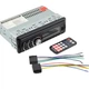 Автомагнитола 1din с Bluetooth USB SD RGB подсветкой и пультом дистанционного управления модель 1581 черный - изображение 8