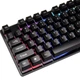 Ігрова клавіатура з RGB підсвічуванням USB провідна універсальна модель KR 6300 чорна - зображення 5