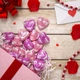 Шоколадні Сердечка Hershey's Pink Cookies 'n Creme Hearts Valentine's 249г - зображення 3