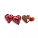 Шоколадні цукерки Hershey's Valentine's Day Strawberry Crème Hearts Сердечки 249г - зображення 3