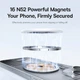 Кольцо-держатель Baseus Z0004700 MagPro 3 Ultra Slim, Белый - 677779 - изображение 5