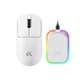 Мышь беспроводная игровая MCHOSE A7 v2 Ultra PLUS PAW3950, 42000 DPI 2,4G+Bluetooth White - изображение 1