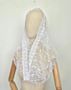 Шарф снуд для вінчання і хрестин Венера мереживо гілочка білий 3 - зображення 1