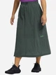 Юбка миди летняя женская Jack Wolfskin Find The Wild Skirt W A65934-E0271 XS Зеленая (4064886679015) - изображение 1