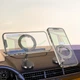 Автомобильный магнитный держатель для телефона на торпеду автомобиля чёрный - изображение 2