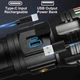 Фонарь AK178-1 PM60-TG+COB со сменными линзами черный - изображение 3