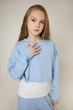Костюм для девочки Short Hot SmileTime, голубой, рост 128 (SX3-55-13) - изображение 5