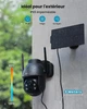Беспроводная камера видеонаблюдения WiFi ieGeek ZY - C2 2K, обзор 360°, цветное ночное видение, беспроводная, аккумулятор 5200 мАч, солнечная панель Графит - изображение 5