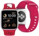 Pasek Hello Kitty Silicone Kitty Head do Apple Watch Series 1/2/3/4/5/6/7/8/SE/SE2 38-41 mm Red (3666339190309) - obraz 2