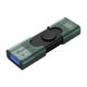 Флеш-накопичувач Kingston 256GB DataTraveler DuoG2 USB-A + USB-C 3.2 Gen 1 Black/Green - изображение 3