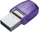Флеш-накопитель Kingston USB 3.2 DT microDuo 3C 64GB (Type-A/Type-C) (200Mb/s) - изображение 3
