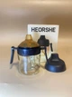 Поїльник дитячий HEORSHE 210 мл Чорного кольору - зображення 6