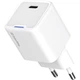 Зарядний пристрій ColorWay GaN Mini 25W PD Port PPS USB-C white (CW-CHS052PD-WT) - зображення 1