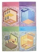 Ігровий набір Румбокс Kuromi Mini World Scenic Book 3D Фіолетовий з наліпками + пінцет+ притискач TT85-004-6 - зображення 3