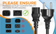 Кабель питания 2 шт Cable Leader 6ft 18AWG, европейская вилка Schuko CEE 7/7 до IEC320 C13, 10A/250V, - изображение 7