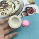 Силиконовый молд Макарун 45 мм серый - изображение 4