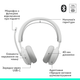 Наушники Logitech ZONE Wireless 2 ES Off-White (981-001508) - изображение 6