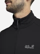 Спортивная кофта мужская Jack Wolfskin Litestride Fz A65849-6000 XL Черная (4064886661560) - изображение 4