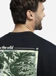 Футболка хлопковая длинная мужская Jack Wolfskin Confident A65919-T0532 S Черная с принтом (4064886679039) - изображение 4