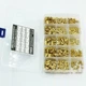 Набор закладных гаек с накаткой 420 шт, латунные гайки с внутренней резьбой комплект - изображение 6