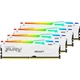 Модуль пам'яті для комп'ютера DDR5 128GB (4x32GB) 5600 MHz FURY Beast RGB White Kingston Fury (ex. - зображення 3