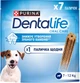 Упаковка лакомства для взрослых собак малых пород DentaLife Small для поддержания здоровья полости рта 115 г х 6 шт (8445291614567) - изображение 1