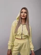 Жіночий велюровий костюм (кофта+штани+топ) Uaclothes 46-48 Жовтий (like36627-170531350) - изображение 3